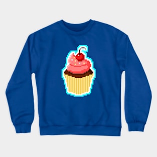 Pixel Cupcake Crewneck Sweatshirt